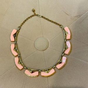 Vintage Lucite Pink Necklace 16”